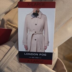 London Fog Women's Beige Trench Coat